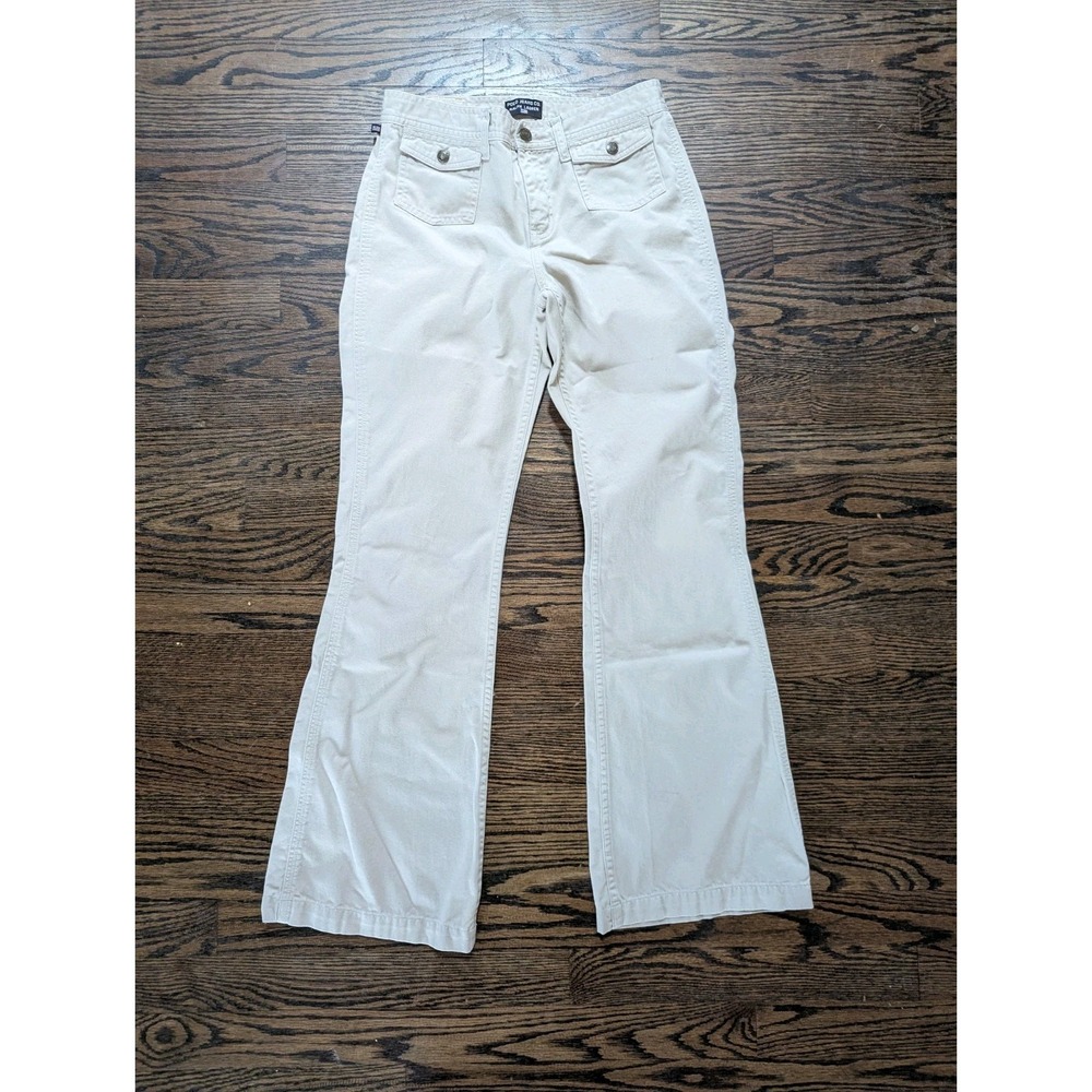 Polo Ralph Lauren Girls Khaki Tan Flare Leg Jeans Pants Size 16 Women's 2-4 26"